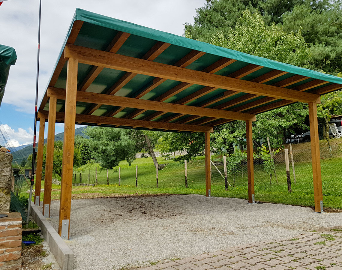 Tettoie in legno Treviso Montebelluna – vendita pompeiane coperture per  giardini